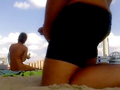 Milf chupando un mamada novia montón de pollas al aire libre