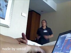 Me chupando tetas con leche follo a mi amante en el hotel