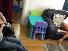 Follando a mamadas en el trabajo una mami caliente